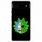 Husa compatibila cu Google Pixel 6A Silicon Gel Tpu Model Rick And Morty Alien