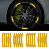 Set 20 bucati Elemente Reflectorizante &quot;Wheel Arch&quot; pentru autoturisme, biciclete, motociclete, atv-uri,