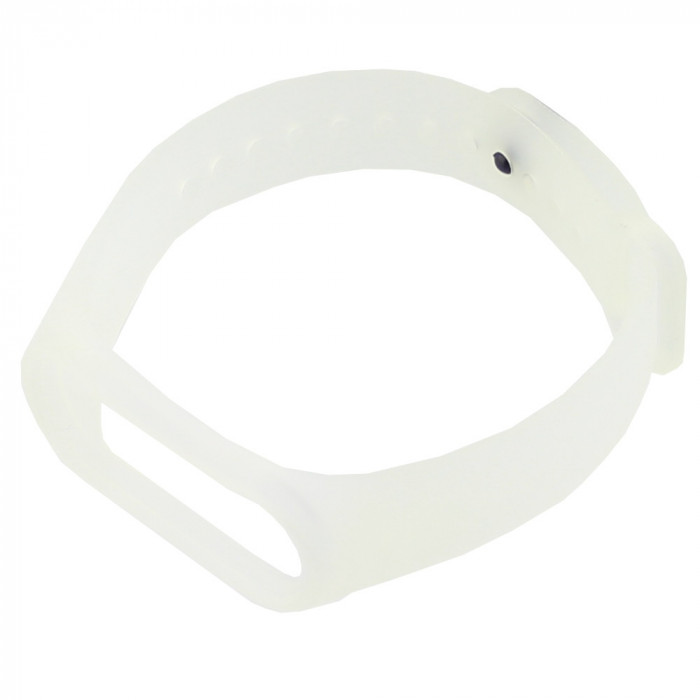 Curea din silicon pentru Xiaomi Band 3, 4, transparent - 650189