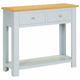 Cumpara ieftin Masă consolă, 83x30x73 cm, lemn masiv de stejar