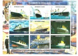 !!! GUINEEA - TITANIC , IN MEMORIAM , 1998 - BLOC NESTAMPILAT / 195 x 142 mm