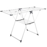 Uscator rufe 5Five Sinai cu lungime de uscare 15 m, otel si polipropilena, 150x61x96 cm, gri Household NewTrend