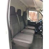 2+1 Huse Scaune pentru IVECO DAILY 2016+ Microbuze Negru Textil