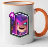 Cana maner portocaliu personalizata Clash Royale - Mother Witch, INOVATIX&reg;. 330ml, Oem
