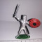 bnk jc Figurine de plastic - Cyrnos - cavaler