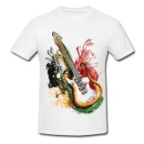 Tricou &quot; Guitar happy birthday &quot;