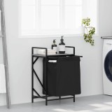 Cos de rufe 1 compartiment cu raft sonoma gri GartenMobel Dekor, vidaXL