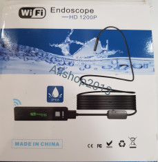 Camera endoscopica cu LED, HD1200P pentru telefon, tableta, PC, USB,cablu 3,5 m foto