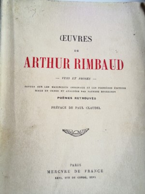 ARTHUR RIMBAUD - OEUVRES foto
