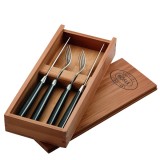 Set tacamuri friptura 4 piese &icirc;n cutie din lemn, R&Ouml;SLE Essential GrillCooking