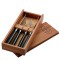 Set tacamuri friptura 4 piese &icirc;n cutie din lemn, R&Ouml;SLE Essential GrillCooking