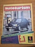 revista autoturism aprilie 1992 - formula 1 a 43-a editie