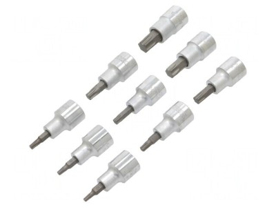 Set Chei Cap Torx Tubulară 1/2 9 Bucăți foto