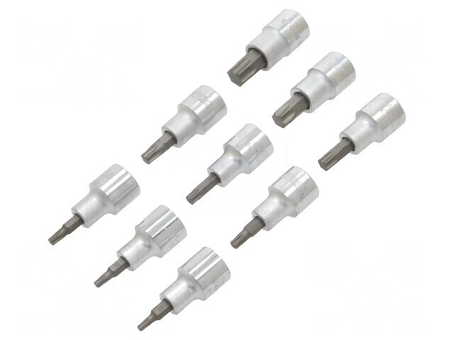 Set Chei Cap Torx Tubulară 1/2 9 Bucăți