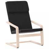 Cumpara ieftin Scaun de relaxare, negru, material textil