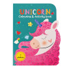 Carte de colorat cu activitati si abtibilduri - unicorn