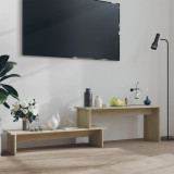 Comodă TV, stejar Sonoma, 180x30x43 cm, PAL, vidaXL
