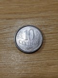 B 11 Eroare Batere Moneda 10 Centavos 1997 Brazilia
