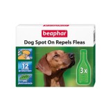 PIPETA ANTIPARAZITARA PENTRU CAINI BEAPHAR SPOT ON REPELS FLEAS 3PIP CUT