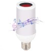 Bec LED, RGBW, bluetooth, telecomanda, difuzor, 9W, Becuri LED, E27, Neutra (3500 - 4099 K)