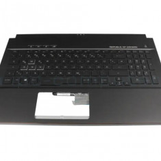 Carcasa superioara cu tastatura palmrest Laptop, Asus, ROG Zephyrus M GM501GM, GM501GS, iluminata, RGB, 90NR00F2-R31GE0, layout DE (germana)