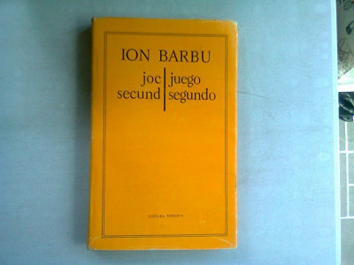 JOC SECUND - ION BARBU editie bilingva romana/spaniola foto