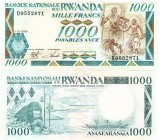 Rwanda 1 000 1000 Franci 1988 P-21 UNC