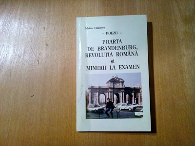POARTA DE BRANDENBURG, REVOLUTIA ROMANA si MINERII LA EXAMEN - A. Enulescu foto