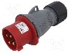 Conector alimentare AC, IEC 60309, IP44, 32A, 415V AC, 4 pini, AMPHENOL - 2CMA101984R1000
