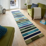 Cumpara ieftin Covor traversă Piano Verde/Multicolor 60X230 cm, Flair Rugs