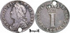 1753, 1 Penny (Maundy) - George al II-lea - Regatul Marii Britanii, Europa, Argint