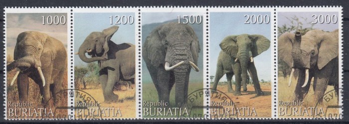 Rusia - Buriatia - ELEFANTI - CTO