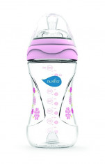 Nuvita Mimic biberon 250 ml - roz 6030 foto