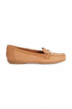 Geox mocasini din piele intoarsa D ANNYTAH MOC femei, culoarea maro, cu toc plat, D84BMA 00021 C5006