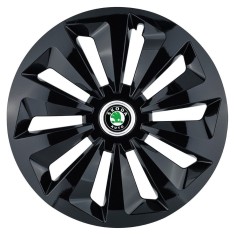 Set 4 capace roti Fox negru R14 Compatibil Cu Skoda
