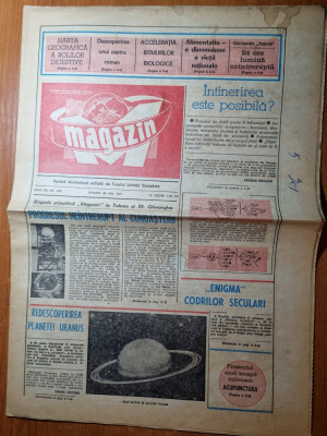 ziarul magazin 28 mai 1977-brigada stiintifica magazin in tulcea si sf gheorghe foto