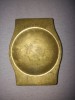 Vintage solid brass pocket change / ashtray