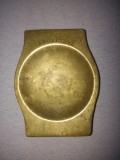 Vintage solid brass pocket change / ashtray , 100% original