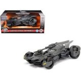 Macheta Justice League Batmobile metalica negru mat editie de colectie 13 cm