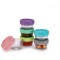 SET 6 RECIPIENTE STICLA PENTRU HRANA BEBE, MELII, 59 ML