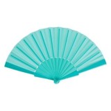 Evantai Plastic Verde Menta 23cm - Accesoriu de Vară Elegant, CMCLASS