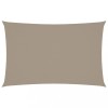 Parasolar, gri taupe, 4x7 m, tesatura oxford, dreptunghiular