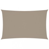Cumpara ieftin Parasolar, gri taupe, 4x7 m, tesatura oxford, dreptunghiular