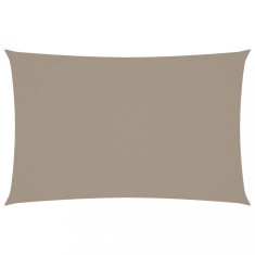 Parasolar, gri taupe, 4x7 m, tesatura oxford, dreptunghiular