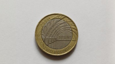 Marea Britanie / Anglia -2 Pounds/Lire 2006-Brunel - Gara Paddington foto