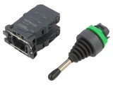 "Comutator Joystick 22mm 1 NO Negru"