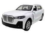 Macheta BMW alb X7 1:36 replica metal lumini si sunete usi deschise pull back