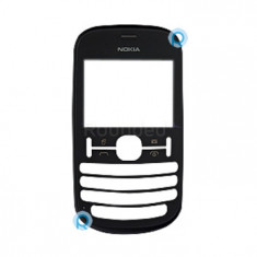 Carcasa frontala Nokia 200 Asha neagra