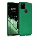 Husa pentru Google Pixel 5a, Silicon, Verde, 55782.170, Kwmobile, Carcasa