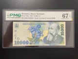 Romania 10.000 lei 1999 pick 108a grad 67 pmg